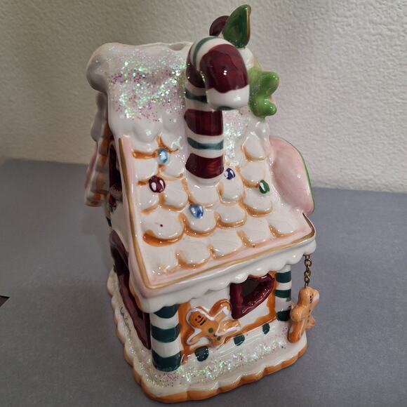 Blue Sky Clayworks Christmas Gingerbread House MOM'S COOKIE COTTAGE Tea Light - Picture 6 of 8